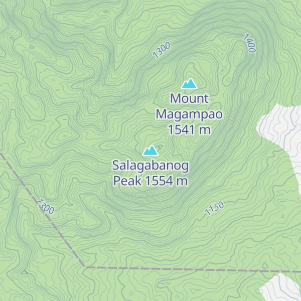 Map of Salagabanog Peak