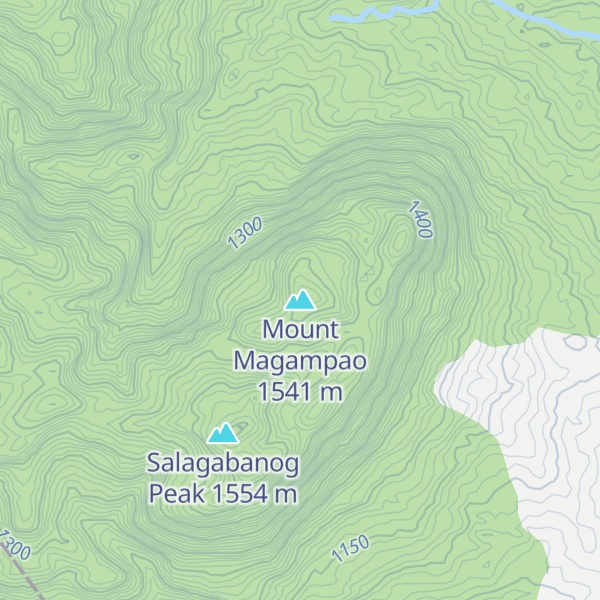 Map of Mount Magampao
