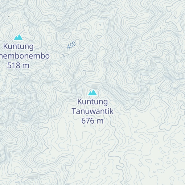 Map of Kuntung Tanuwantik