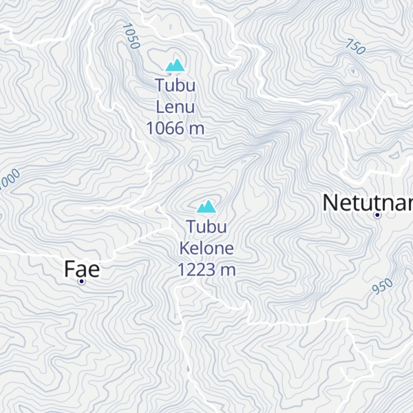Map of Tubu Kelone