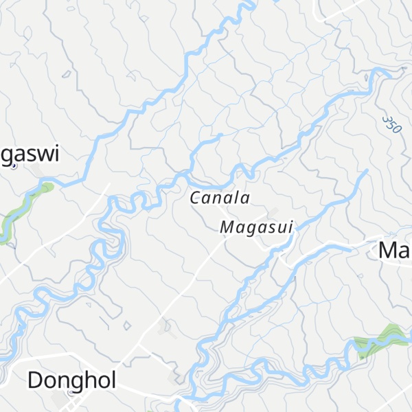 Map of Aslum Peak