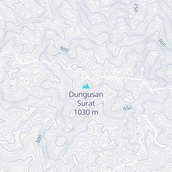 Map of Dungusan Surat
