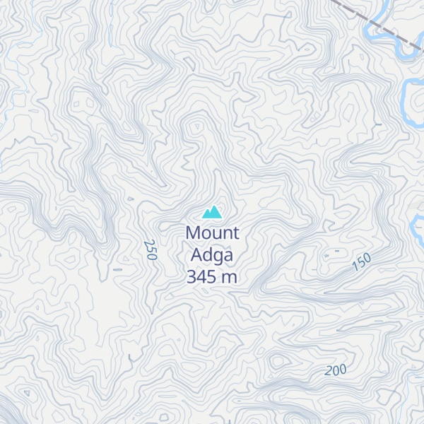 Map of Mount Adga
