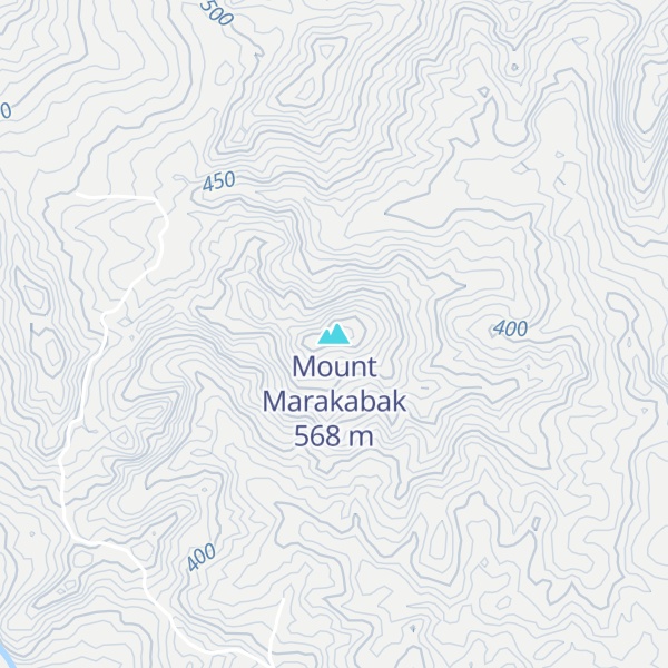 Map of Mount Marakabak