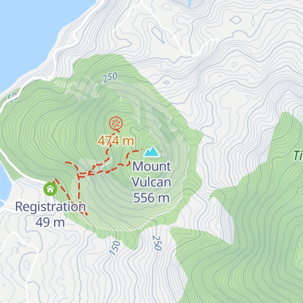 Map of Mount Vulcan