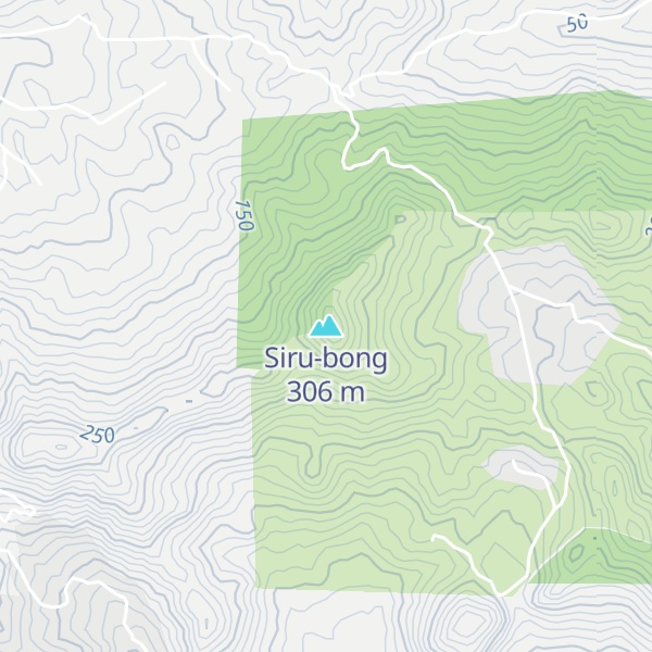 Map of Siru-bong