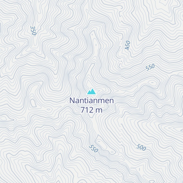 Map of Nantianmen