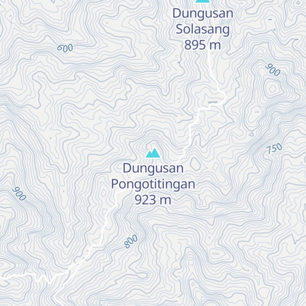 Map of Dungusan Pongotitingan