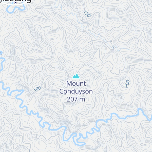 Map of Mount Conduyson