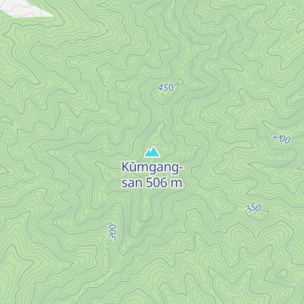 Map of Kŭmgang-san
