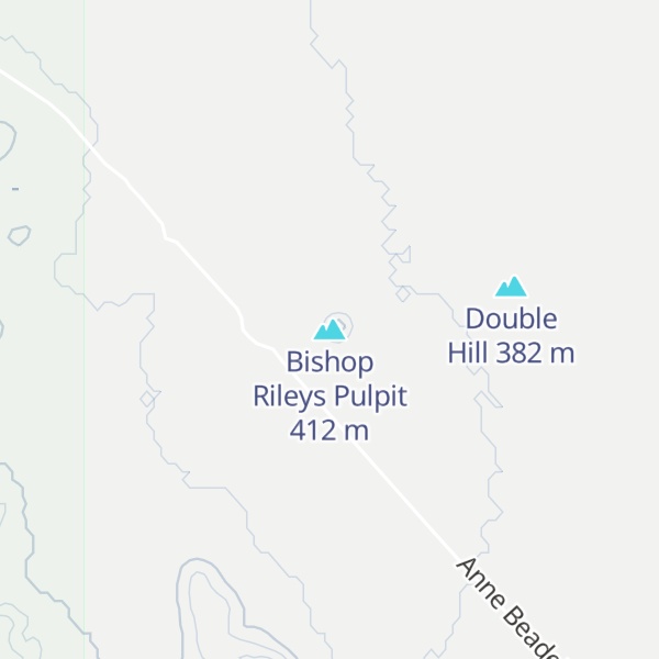 Map of Bishop Rileys Pulpit