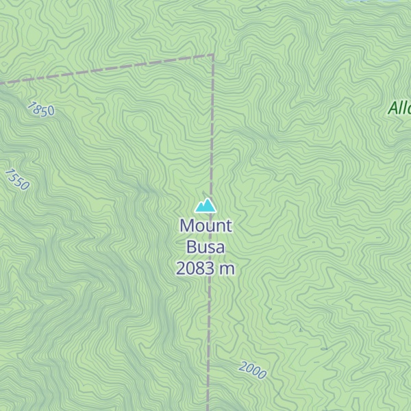 Map of Mount Busa