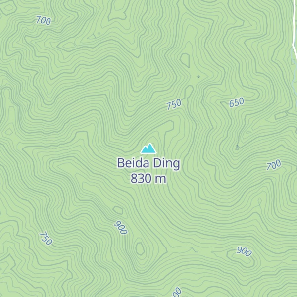 Map of Beida Ding