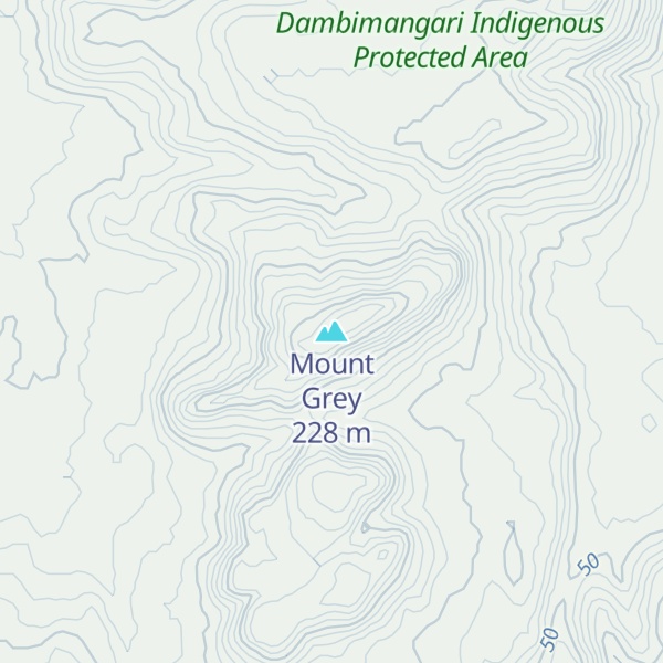Map of Mount Grey