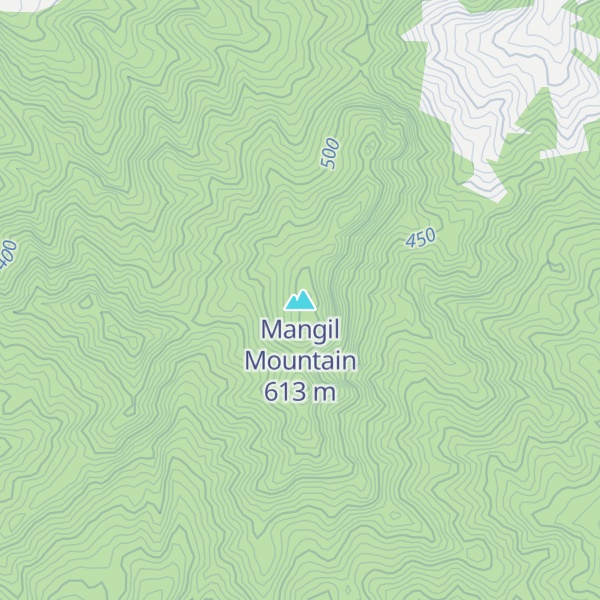 Map of Mangil Mountain