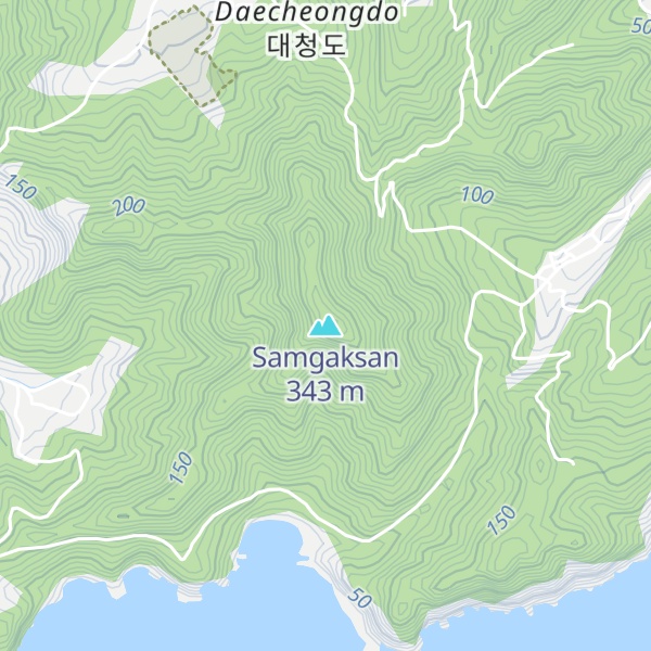 Map of Samgaksan