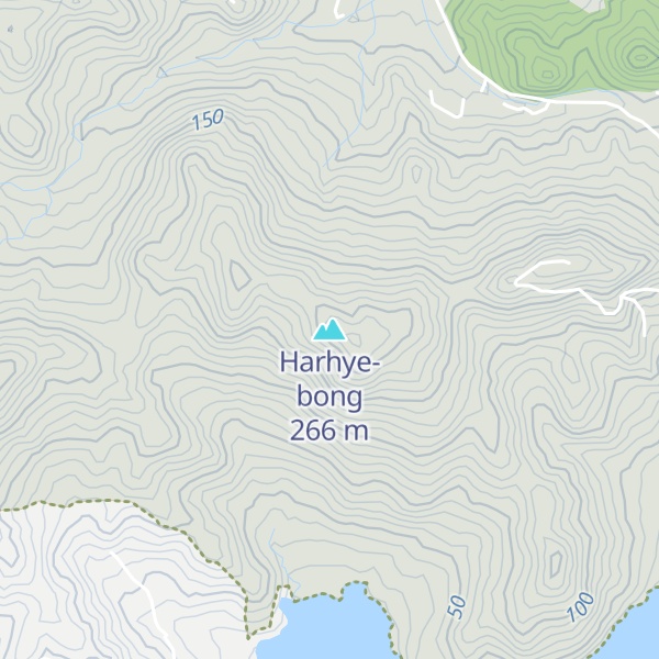 Map of Harhye-bong