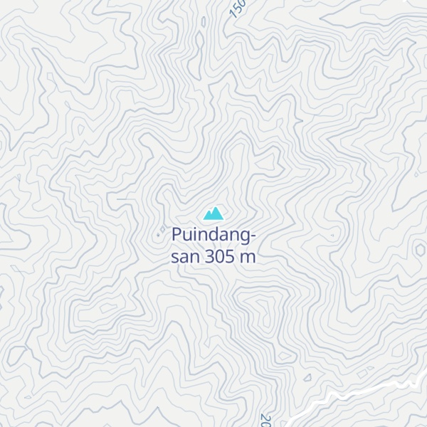 Map of Puindang-san