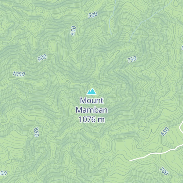 Map of Mount Mamban