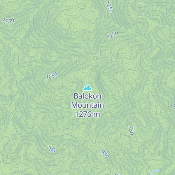 Map of Balokon Mountain