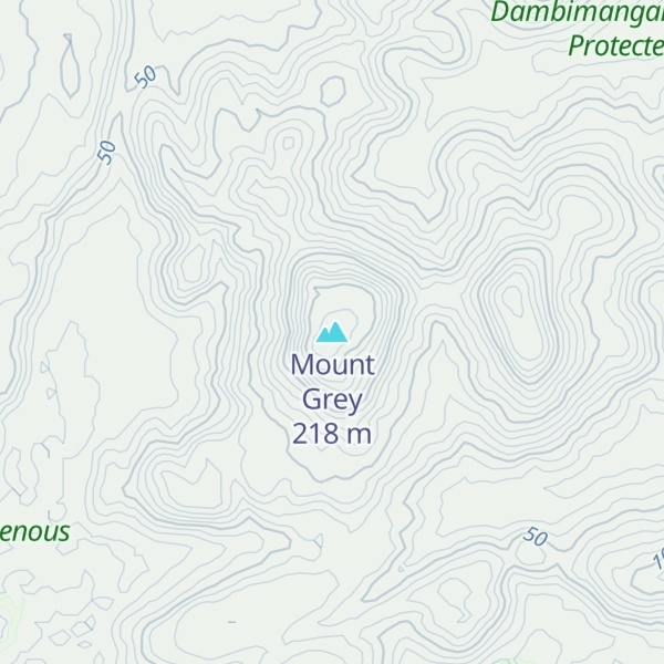 Map of Mount Grey