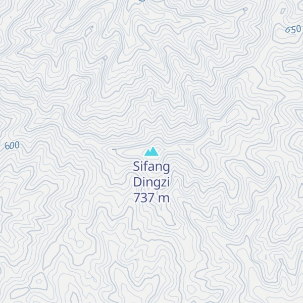 Map of Sifang Dingzi