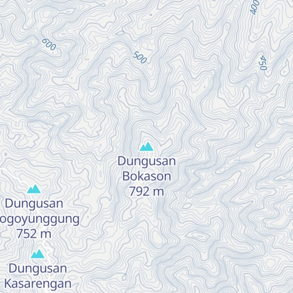 Map of Dungusan Bokason