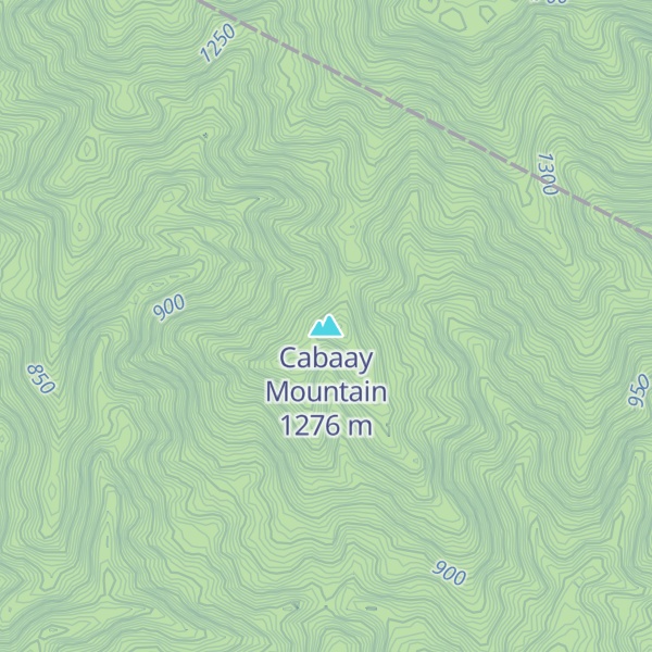 Map of Cabaay Mountain