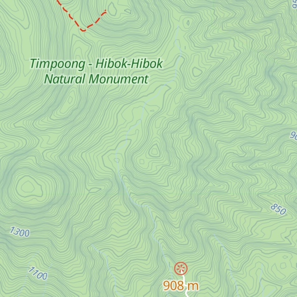 Map of Hibok Hibok
