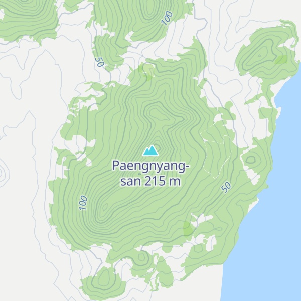Map of Paengnyang-san