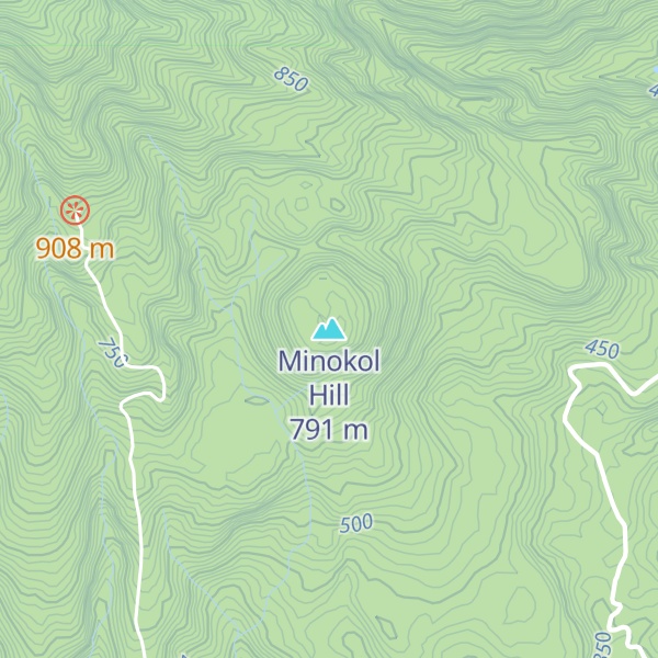 Map of Minokol Hill