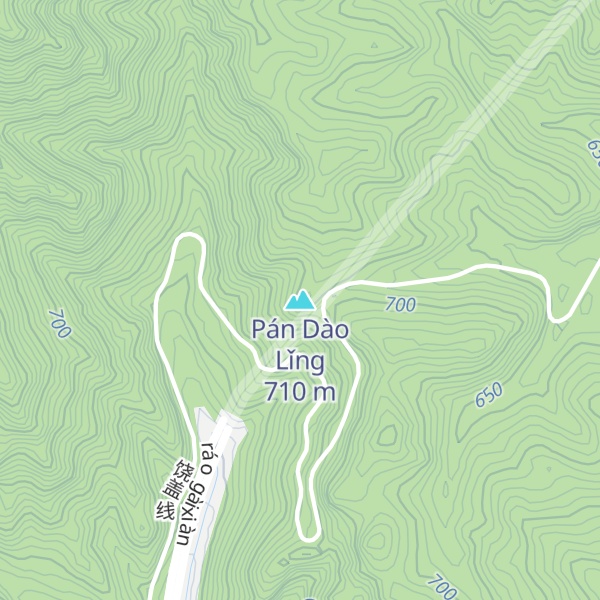 Map of Pán Dào Lǐng