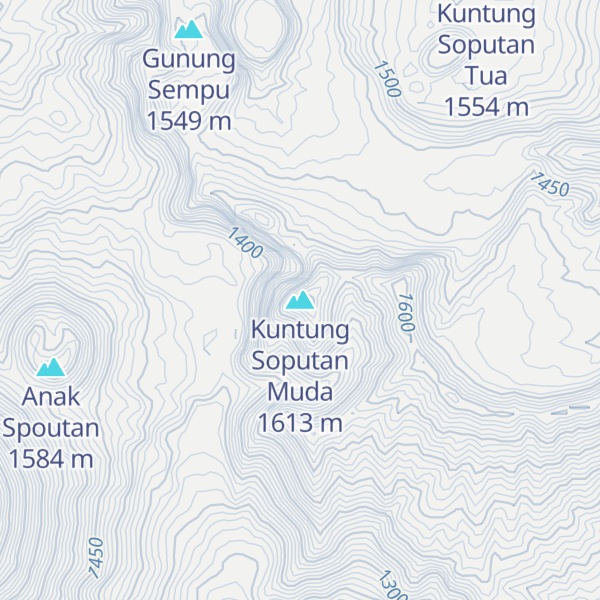 Map of Kuntung Soputan Muda