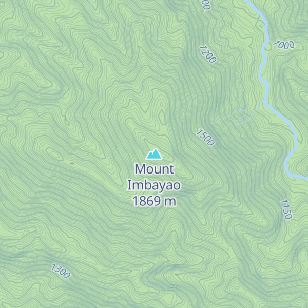 Map of Mount Imbayao