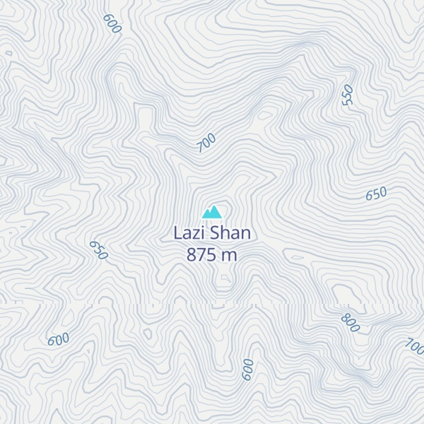 Map of Lazi Shan