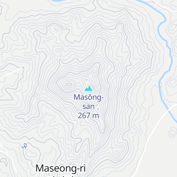 Map of Masŏng-san