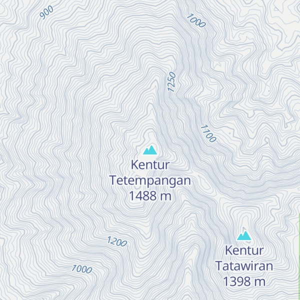 Map of Kentur Tetempangan