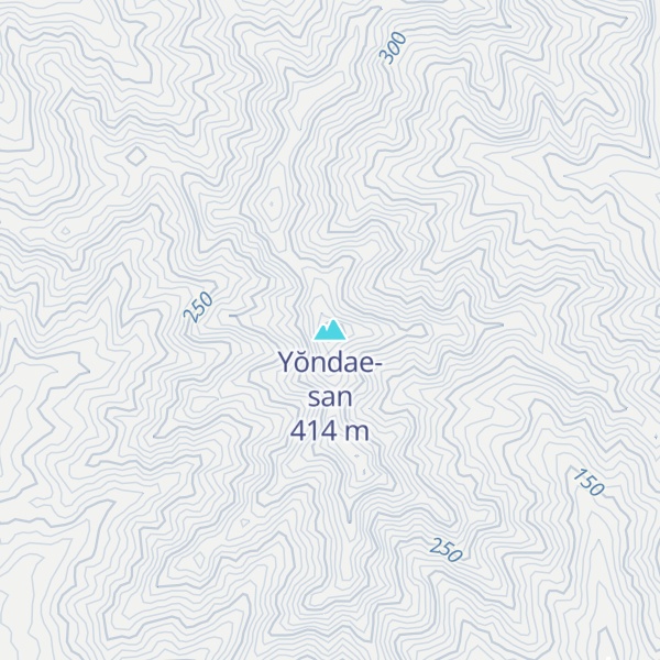 Map of Yŏndae-san