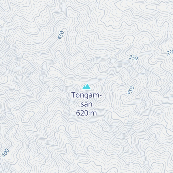 Map of Tongam-san