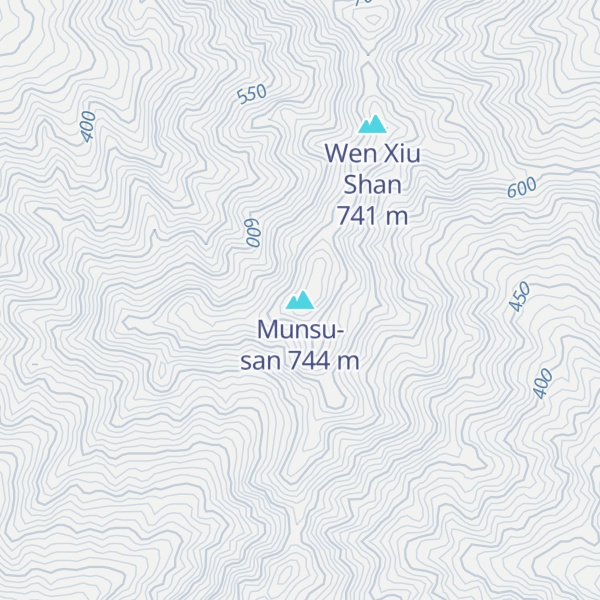 Map of Munsu-san