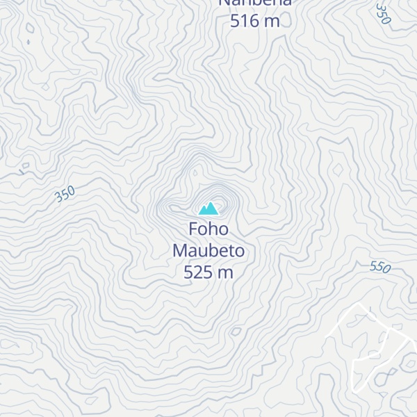 Map of Foho Maubeto
