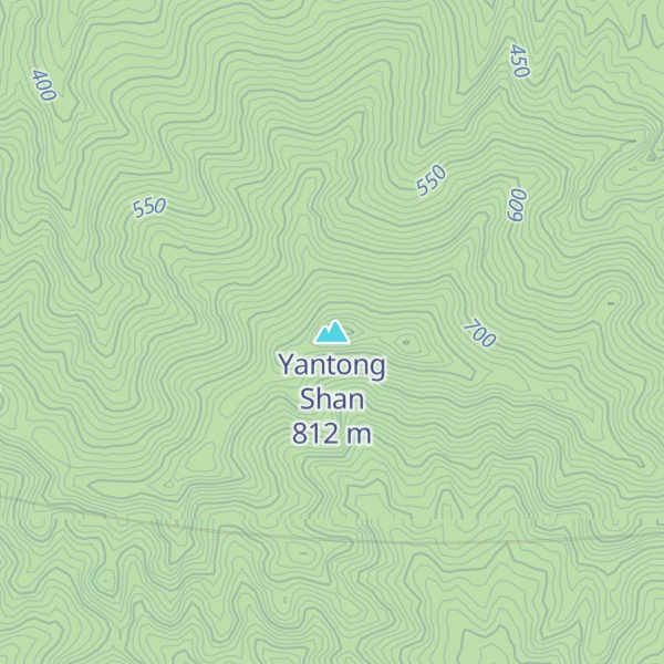 Map of Yantong Shan