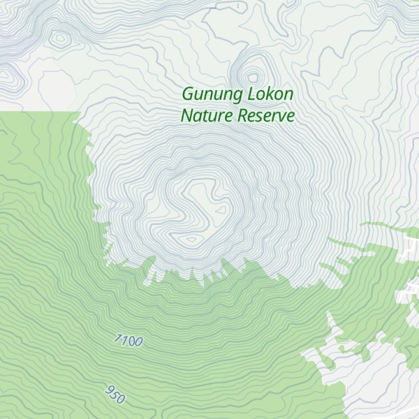 Map of Kentur Lokon