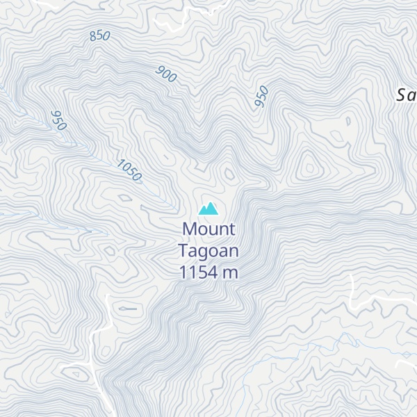 Map of Mount Tagoan