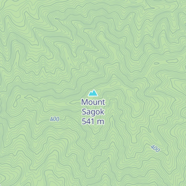 Map of Mount Sagok