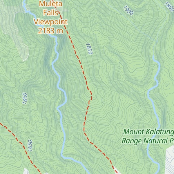 Map of Kikikoka Peak