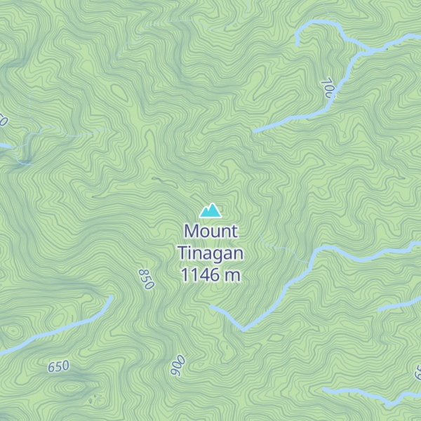 Map of Mount Tinagan