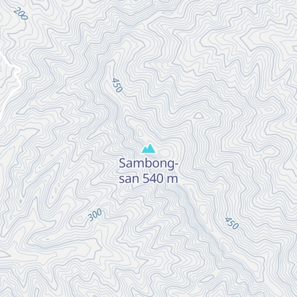 Map of Sambong-san