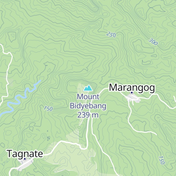 Map of Mount Bidyebang