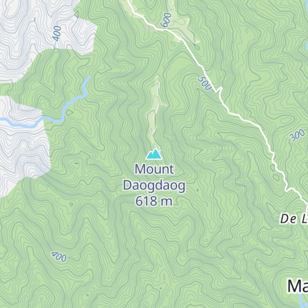 Map of Mount Daogdaog